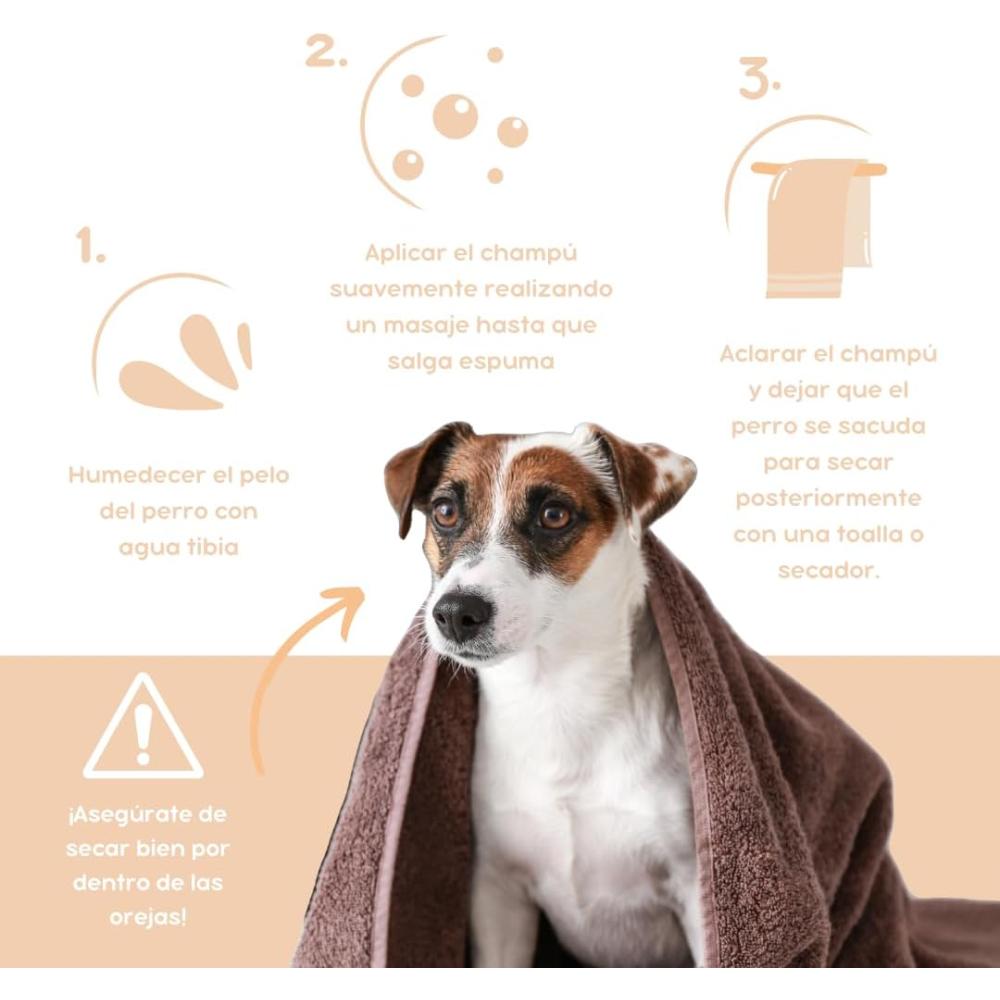 CHAMPÚ PERROS Y GATOS en espuma con aloe vera - Imagen 4