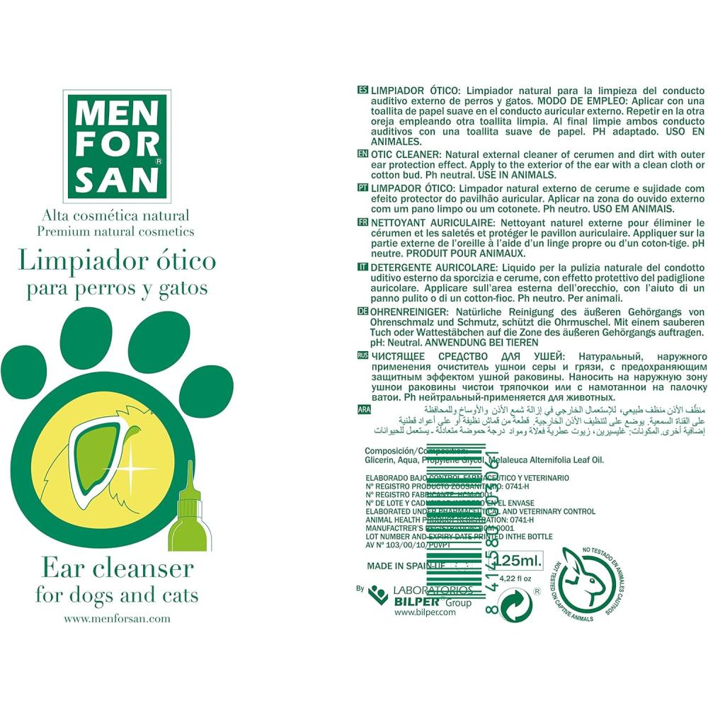 LIMPIADOR ÓTICO para perros y gatos - Imagen 2